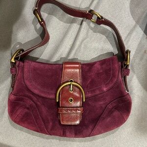 Coach hobo purple purse. Never used.